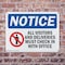 Signmission OSHA Visitors OSHA Notice Sign, Plastic, 14in W x 10in L, 2PK OS-2PACK-NS-P-1014-L-17063 - alternate 8